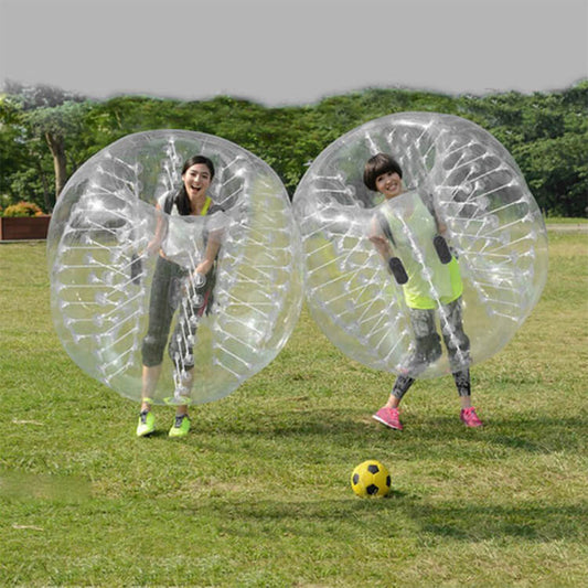 KeepFuns Transparent inflatable bumper ball set Outdoor bubble football props Adult and children's fun sports equipment