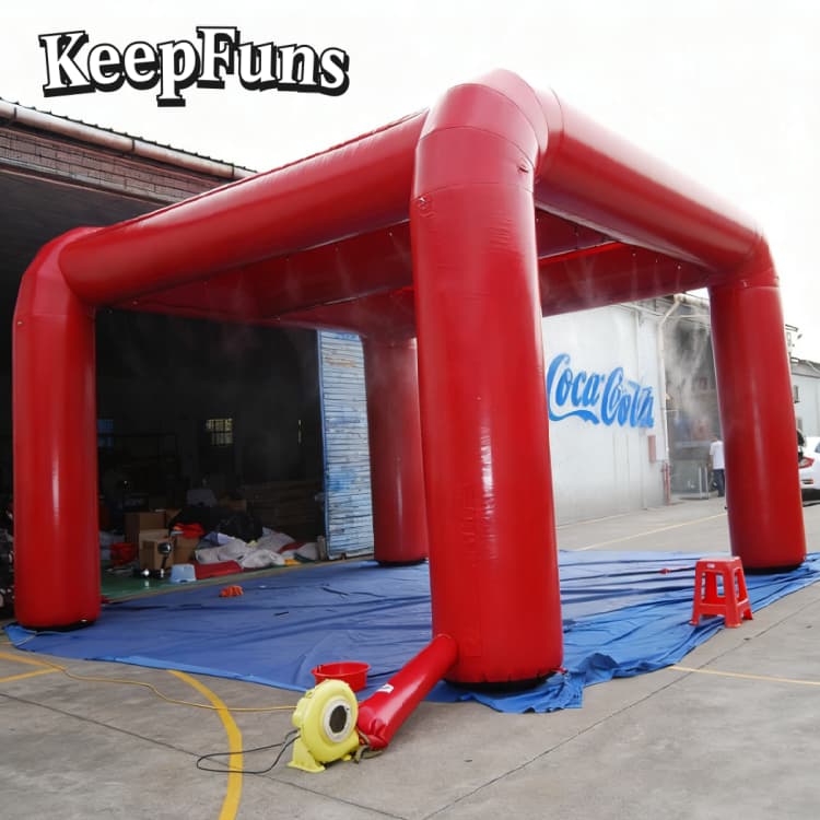 KeepFuns Red Inflatable Arch Tent
