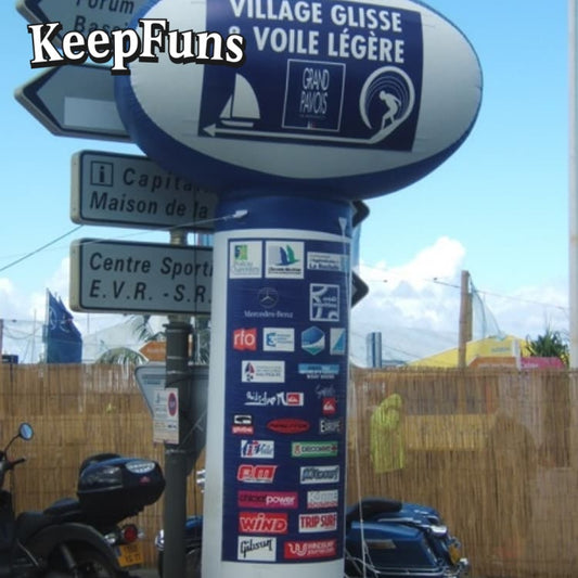 KeepFuns inflatable light tubes feature rapid inflation. They can be customized in size, color, and printed content, and are lightweight. They are suitable for store or product promotion, event promotion, etc.