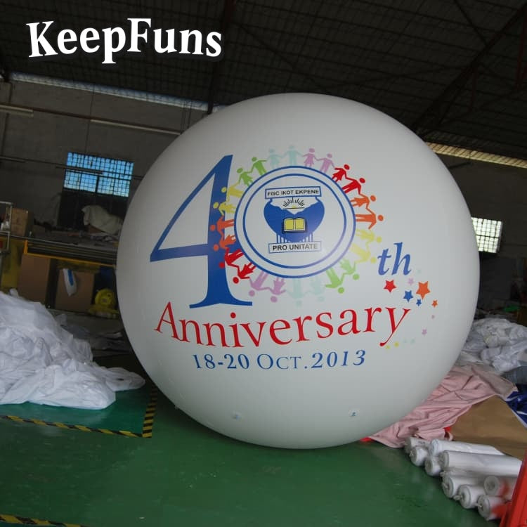 KeepFuns PVC Inflatable Balloons, customizable in size and Logo, made of waterproof and durable materials, suitable for mall decorations, party decorations, theme events, and advertising promotions