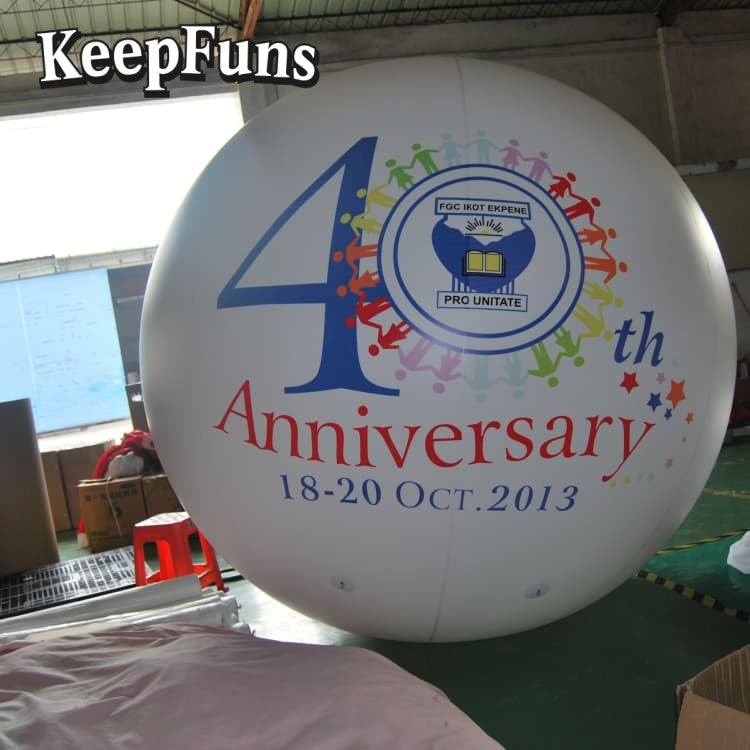 KeepFuns PVC Inflatable Balloons, customizable in size and Logo, made of waterproof and durable materials, suitable for mall decorations, party decorations, theme events, and advertising promotions