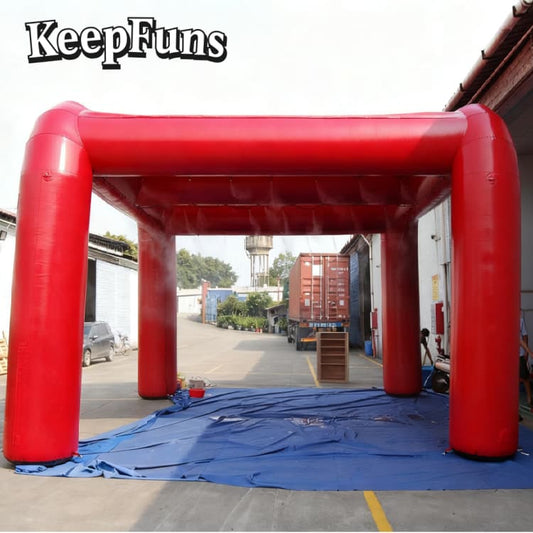 KeepFuns Red Inflatable Arch Tent