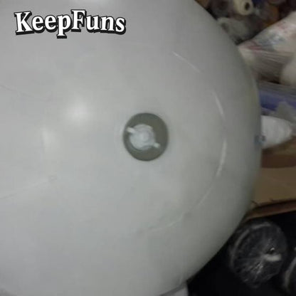 KeepFuns Premium PVC Snowman Prop - Durable & Weatherproof, Logo Print Supported for Brand Activation/ Mall Displays/ Holiday Parties