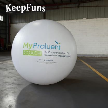 KeepFuns PVC inflatable balloons, customizable in size and Logo, made of waterproof and durable material, suitable for mall decorations, party decorations, theme events, and advertising promotions