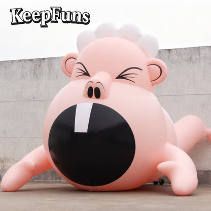 KeepFuns Waterproof Baby-Shaped Inflatable Advertising Sign - Customizable Size & Logo Print for Brand Activation & Mall Aesthetics