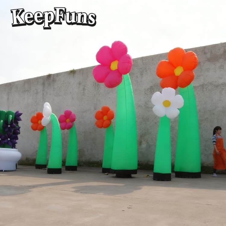 KeepFuns Special-Shaped Inflatable Tube Light: Quick inflation, customizable size/color/print, lightweight, for night discos, clubs, festivals, parties