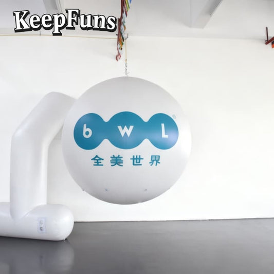 KeepFuns PVC inflatable balloons, with customizable size and Logo, are made of waterproof and durable materials, suitable for mall decorations, party decorations, theme events, and advertising campaigns.