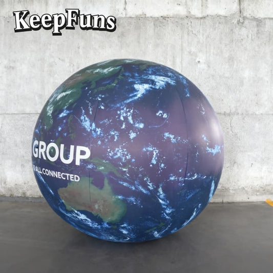 KeepFuns PVC Inflatable Balloons, customizable in size and Logo, made of waterproof and durable materials, suitable for mall decorations, party adornments, theme events, and advertising promotions.
