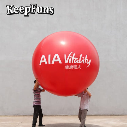 KeepFuns PVC inflatable balloons, customizable in size and Logo, with waterproof and durable materials, suitable for mall decorations, party adornments, theme events, and advertising promotions