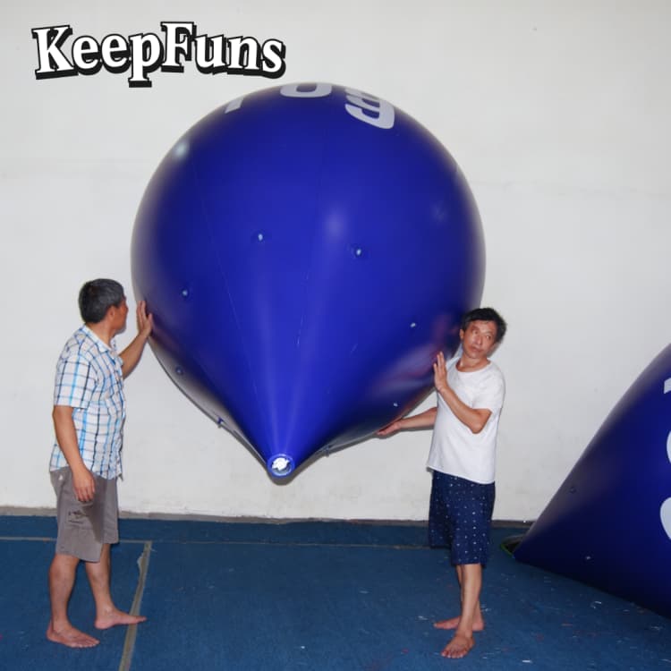 KeepFuns Water Drop Advertising Inflatable - PVC Waterproof, Customizable Logo & Size for Promotional Events