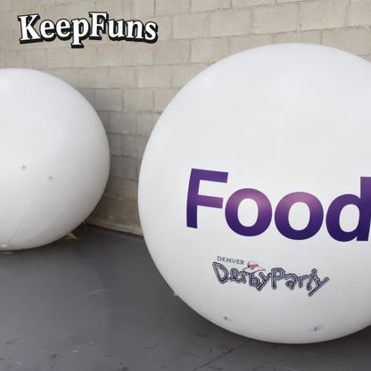 KeepFuns PVC Inflatable Balloons, customizable in size and Logo, made of waterproof and durable materials, suitable for mall decorations, party decorations, theme events, and advertising promotions