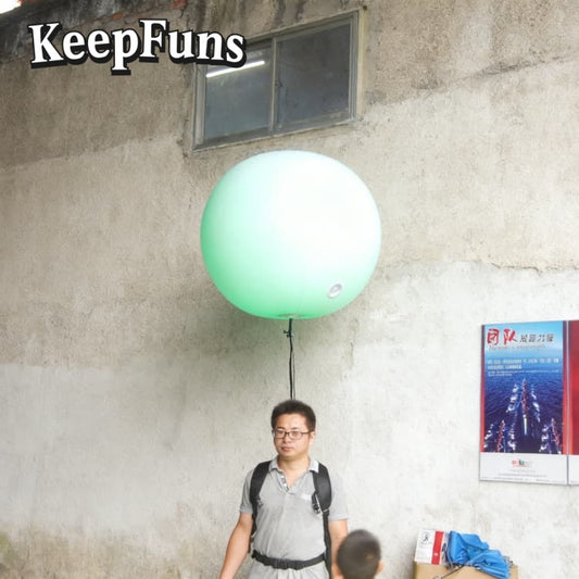KeepFuns PVC Inflatable Balloons, customizable in size and Logo, made of waterproof and durable materials, suitable for mall decorations, party adornments, theme events, and advertising promotions