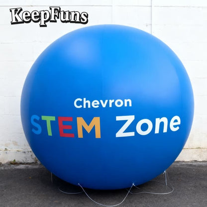 KeepFuns PVC Inflatable Balloons, customizable in size and Logo, made of waterproof and durable materials, suitable for mall decorations, party decorations, theme events, and advertising promotions.