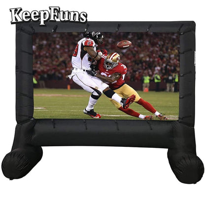 KeepFuns Inflatable Movie Screen/Projection Screen, with customizable sizes, suitable for both outdoor and indoor use, and applicable to home use, parties, advertising, etc.