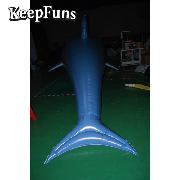 KeepFuns Heavy-Duty PVC Dolphin Statue - Waterproof Customizable for Event Decor, Product Launch & Brand Promotion