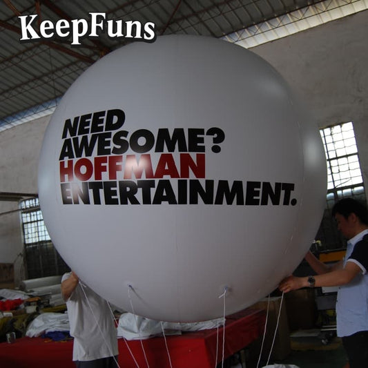 KeepFuns PVC Inflatable Balloons, customizable in size and Logo, made of waterproof and durable materials, suitable for shopping mall decorations, party decorations, theme events, and advertising promotions