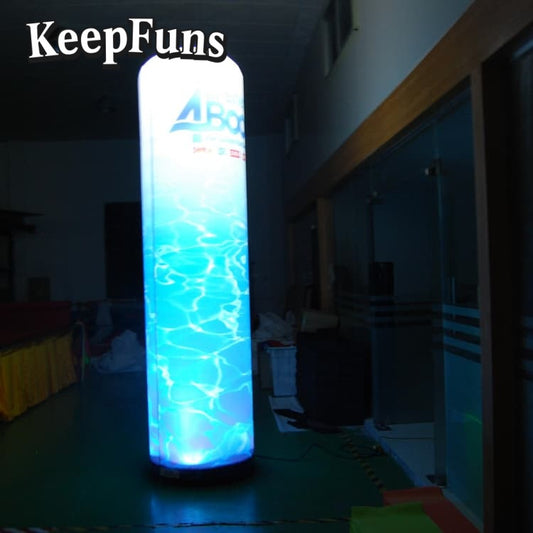 KeepFuns inflatable light tubes feature rapid inflation. They can be customized in size, color, and printed content, and are lightweight. They are suitable for store or product promotion, event promotion, etc.