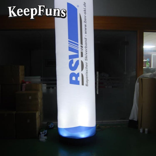 KeepFuns inflatable light tubes feature rapid inflation. They can be customized in size, color, and printed content, and are lightweight. They are suitable for store or product promotion, event marketing, etc.
