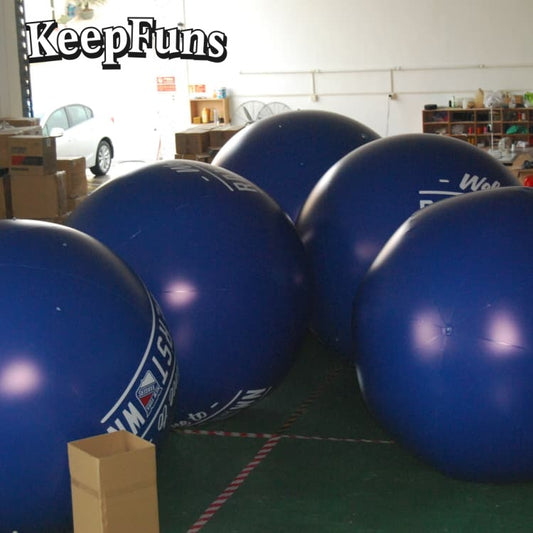 KeepFuns PVC Inflatable Balloons, customizable in size and Logo, made of waterproof and durable materials, suitable for mall decorations, party decorations, theme events, and advertising promotions.