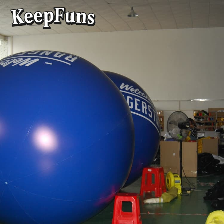 KeepFuns PVC Inflatable Balloons, customizable in size and Logo, made of waterproof and durable materials, suitable for mall decorations, party decorations, theme events, and advertising promotions.