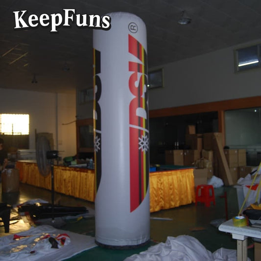 KeepFuns inflatable light tubes feature rapid inflation. They can be customized in size, color, and printed content, and are lightweight. They are suitable for store or product promotion, event promotion, etc.