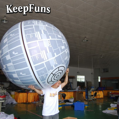 KeepFuns PVC inflatable balloons, customizable in size and Logo, made of waterproof and durable materials, suitable for mall decorations, party decorations, theme events, and advertising promotions