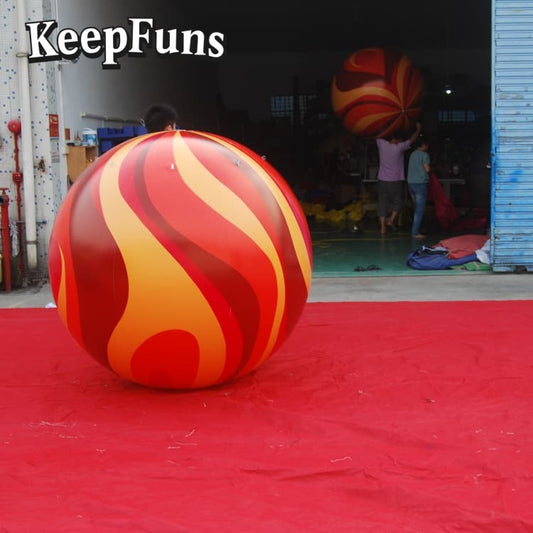 KeepFuns PVC inflatable balloons, customizable in size and Logo, made of waterproof and durable materials, suitable for shopping mall decorations, party decorations, theme events, and advertising promotions