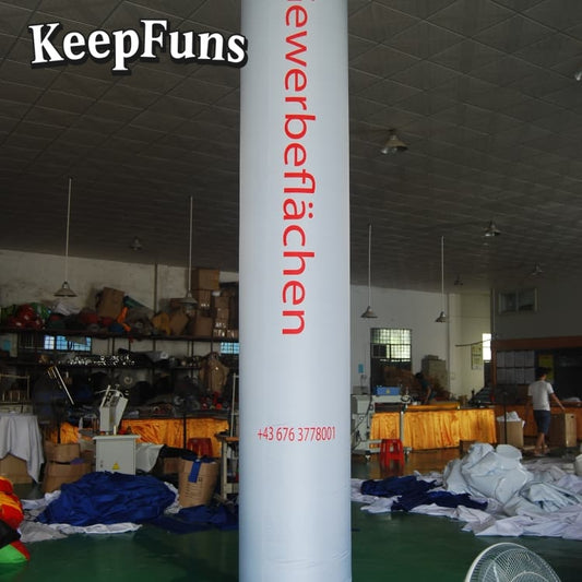 KeepFuns inflatable light tube features rapid inflation. It can be customized in size, color, and printed content, and is lightweight. It is suitable for store or product promotion, event promotion, etc.