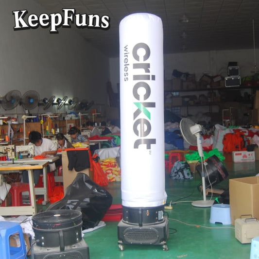 KeepFuns inflatable light tubes feature rapid inflation. They can be customized in size, color, and printed content, and are lightweight. They are suitable for store or product promotion, event promotion, etc.