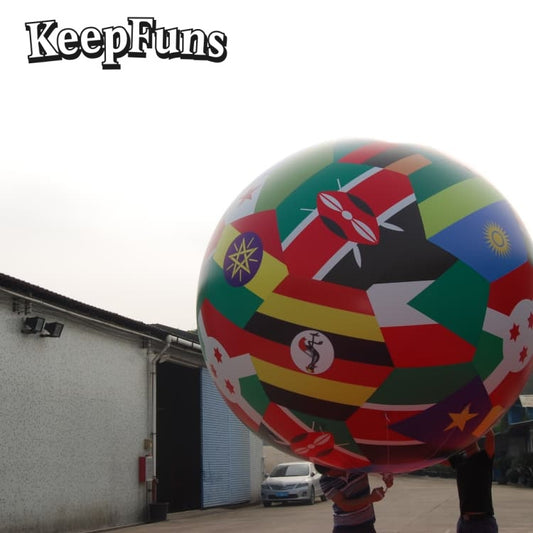KeepFuns PVC Inflatable Balloons, customizable in size and Logo, with waterproof and durable materials, suitable for mall decorations, party decorations, theme events, and advertising promotions