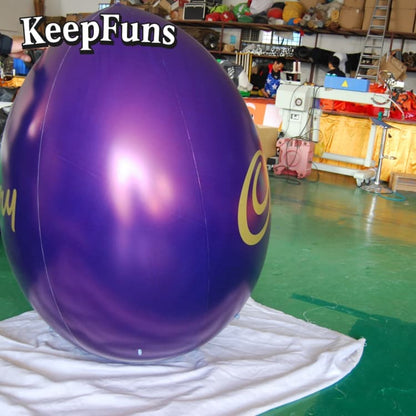 KeepFuns PVC Waterproof Oval Inflatable Ball - Custom Logo Print for Brand Marketing, Mall Events & Kids Toys (CE Certified)