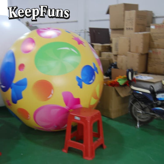 KeepFuns PVC inflatable balloons, customizable in size and Logo, with waterproof and durable materials, suitable for shopping mall decorations, party decorations, theme events, and advertising promotions