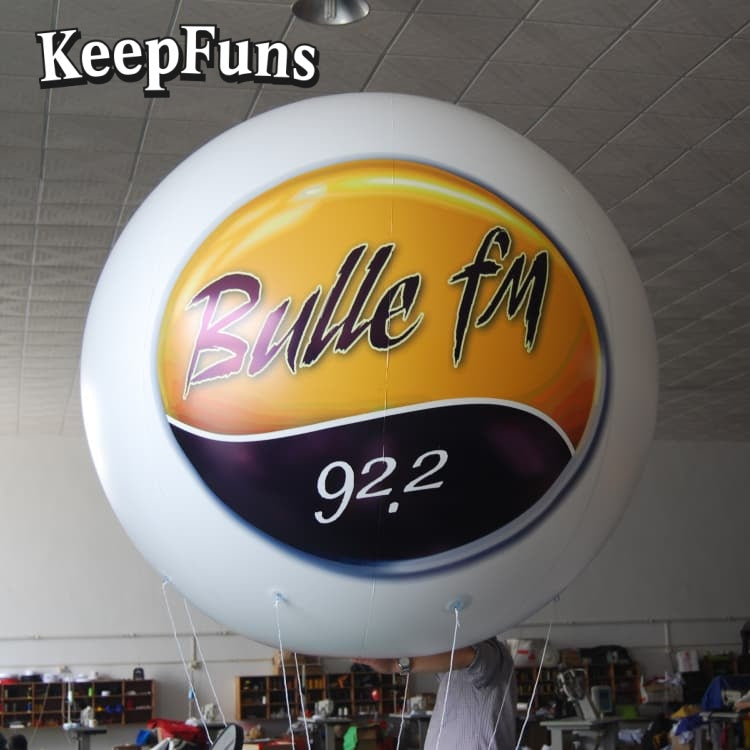 KeepFuns PVC Inflatable Balloons, customizable in size and Logo, with waterproof and durable materials, suitable for mall decorations, party decorations, theme events, and advertising promotions.
