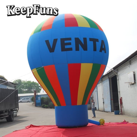 KeepFuns Inflatable Advertising Floor Balloons: Customizable (color, size, print), easy to inflate, durable, ideal for ads, supermarket promotions, outdoor events.