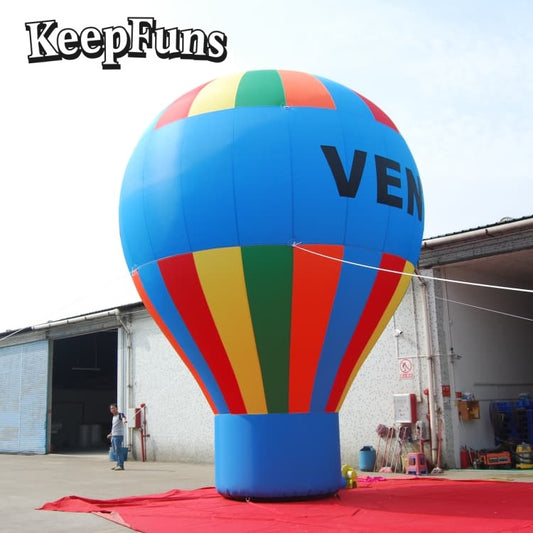 KeepFuns Inflatable Advertising Floor Balloons: Customizable (color, size, print), easy to inflate, durable, ideal for ads, supermarket promotions, outdoor events.