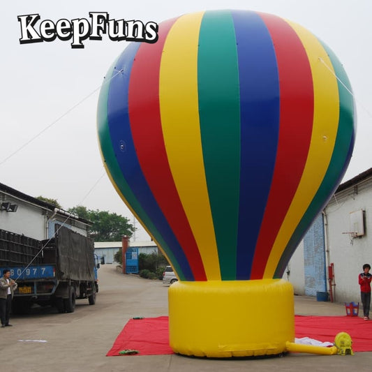 KeepFuns Inflatable Advertising Floor Balloons: Customizable (color, size, print), easy to inflate, durable, ideal for ads, supermarket promotions, outdoor events.