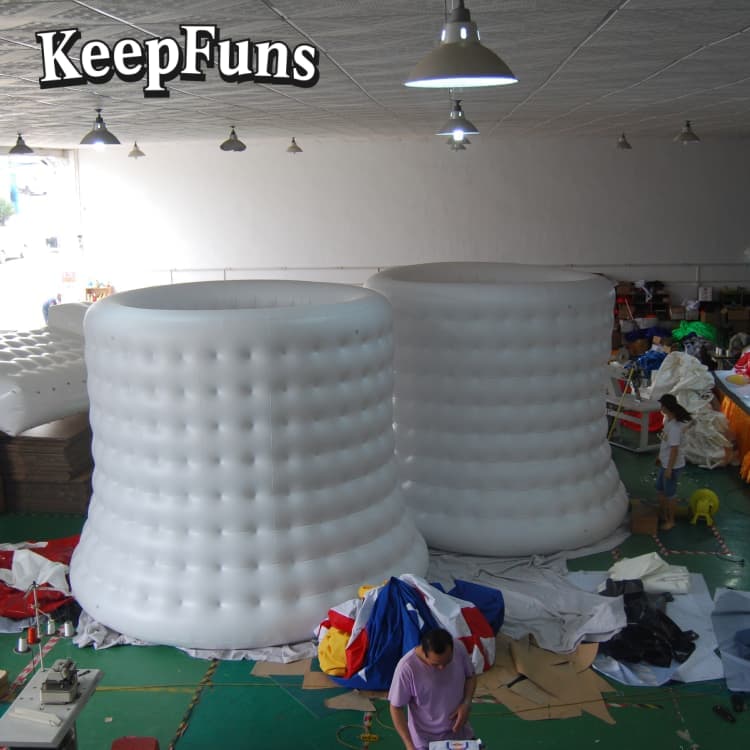 KeepFuns Heavy-Duty Waterproof PVC Chimney Display - Custom Logo Available, Perfect for Brand Activation & Promotional Events