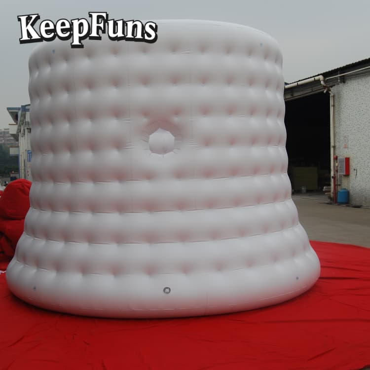 KeepFuns Heavy-Duty Waterproof PVC Chimney Display - Custom Logo Available, Perfect for Brand Activation & Promotional Events
