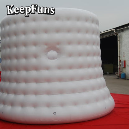 KeepFuns Heavy-Duty Waterproof PVC Chimney Display - Custom Logo Available, Perfect for Brand Activation & Promotional Events
