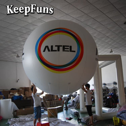 KeepFuns PVC Inflatable Balloons, customizable in size and Logo, made of waterproof and durable materials, suitable for shopping mall decorations, party adornments, themed events, and advertising campaigns.