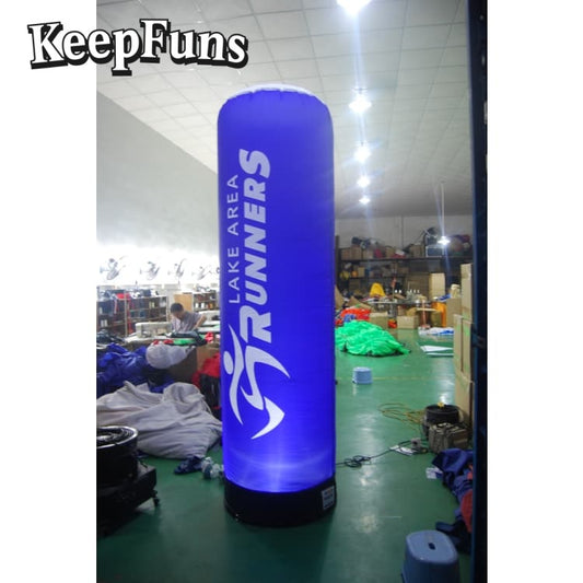 KeepFuns inflatable light tube features fast inflation. It can be customized in size, color and printed content, and is lightweight. It is suitable for store or product promotion, event promotion, etc.