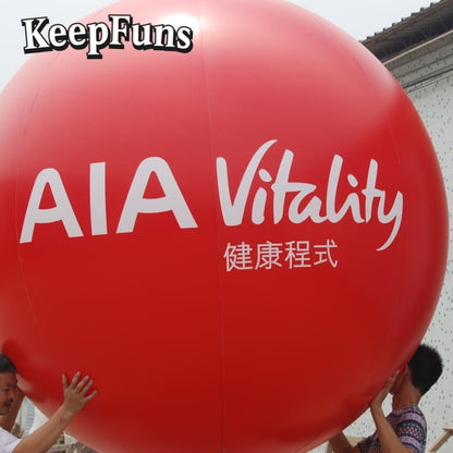 KeepFuns PVC inflatable balloons, customizable in size and Logo, with waterproof and durable materials, suitable for mall decorations, party adornments, theme events, and advertising promotions