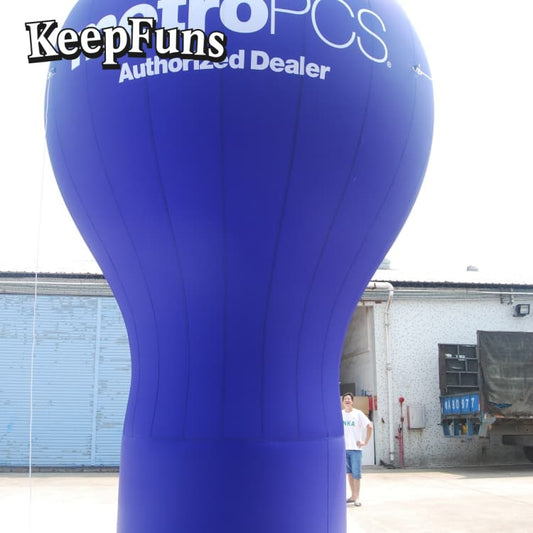KeepFuns inflatable floor balloons: customizable (size/color/print), quick-inflate, waterproof, durable, for business/events/competitions.