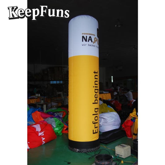 KeepFuns inflatable light tube features fast inflation. It can be customized in size, color and printed content, and is lightweight. It is suitable for store or product promotion, event promotion, etc.