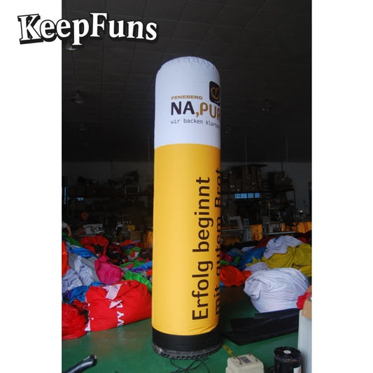 KeepFuns inflatable light tube features fast inflation. It can be customized in size, color and printed content, and is lightweight. It is suitable for store or product promotion, event promotion, etc.