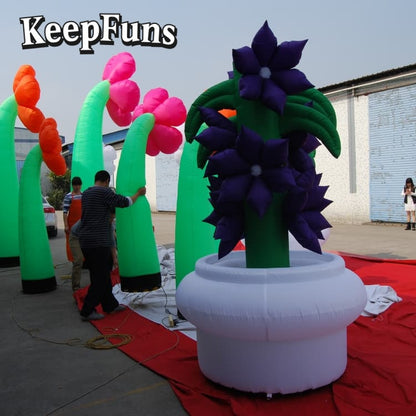 KeepFuns Special-Shaped Inflatable Tube Light: Quick inflation, customizable size/color/print, lightweight, for night discos, clubs, festivals, parties