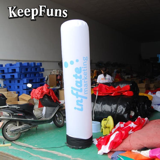 KeepFuns inflatable light tubes feature rapid inflation. They can be customized in size, color, and printed content, and are lightweight. They are suitable for store or product promotion, event promotion, etc.