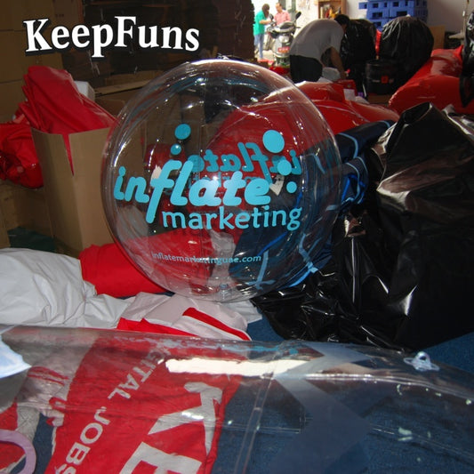 KeepFuns PVC inflatable balloons, with customizable size and Logo, made of waterproof and durable materials, suitable for shopping mall decorations, party decorations, theme activities, and advertising promotions