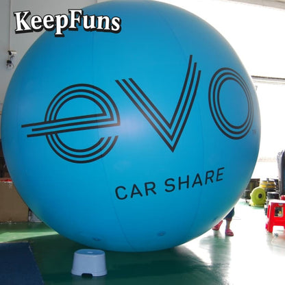 KeepFuns PVC inflatable balloons, customizable in size and Logo, with waterproof and durable materials, suitable for mall decorations, party decorations, theme events, and advertising campaigns.
