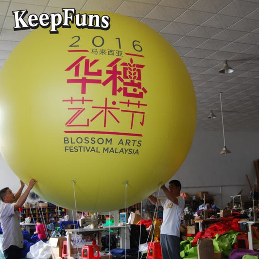 KeepFuns PVC Inflatable Balloons, customizable in size and Logo, made of waterproof and durable materials, suitable for shopping mall decorations, party decorations, theme events, and advertising campaigns.